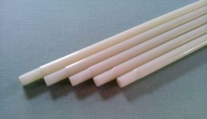 threaded ends of flexi chimney rods